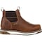 Georgia Boot Men's Waterproof Wedge Chelsea Work Boot, 9 W, Steel Toe, 5 in H, Brown, GB00353 GB00353 - alternate 4